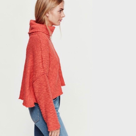 New with tags never worn free people cowl neck sweater - Picture 1 of 6